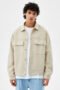 Faux Suede Jacket With Pockets