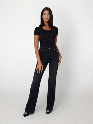 Flare denim pant