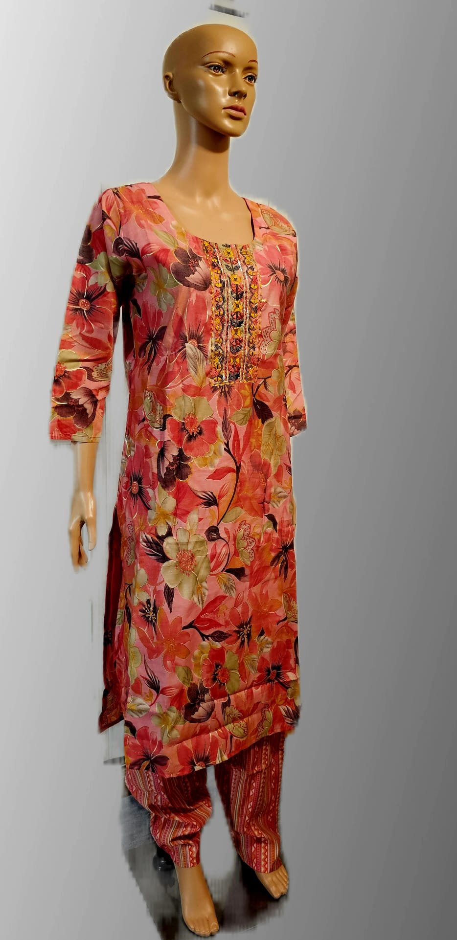 Women’s full sleeve-cotton-all season-dress