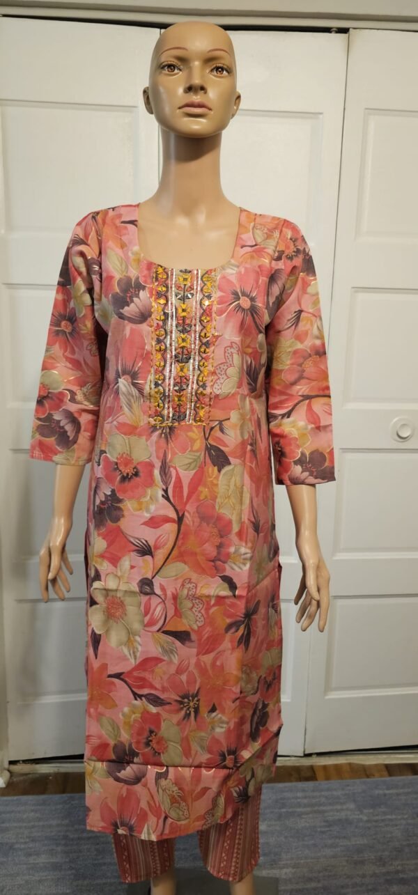 Women's full sleeve-cotton-all season-dress - Image 11