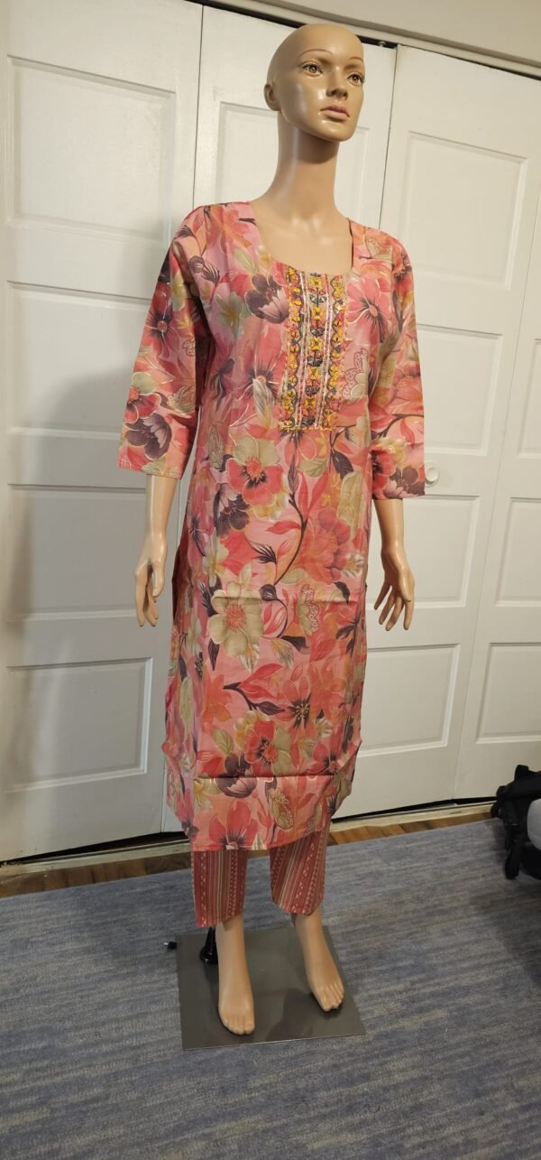 Women's full sleeve-cotton-all season-dress - Image 5