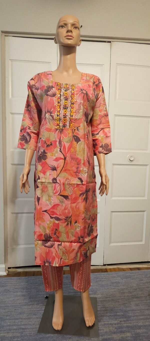 Women's full sleeve-cotton-all season-dress - Image 4