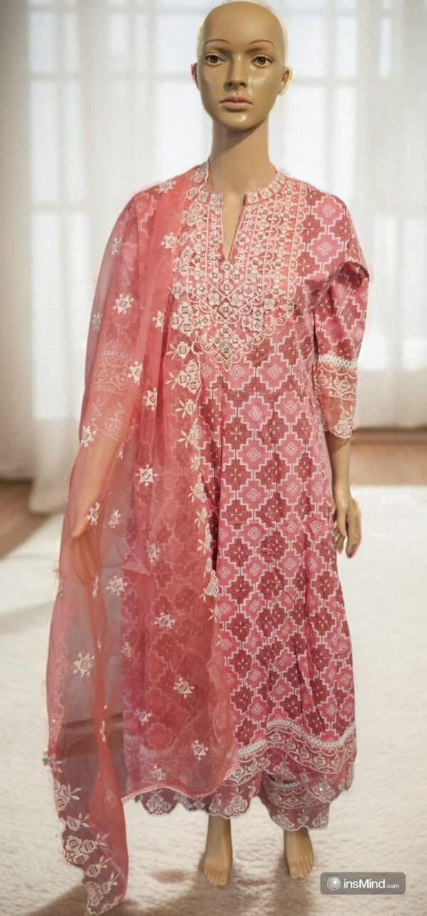Women's full sleeve-cotton-all season-dress - Image 4